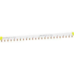 A9XPH224 Schneider - Peigne bipolaire 2P pour disjoncteur 2P - Pas 18mm - 24 modules (12x disj 2P) - Acti9 iC60