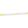 A9XPH224 Schneider - Peigne bipolaire 2P pour disjoncteur 2P - Pas 18mm - 24 modules (12x disj 2P) - Acti9 iC60