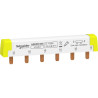 A9XPH306 Schneider - Peigne triphasé 3P pour disjoncteur 3P - Pas 18mm - 6 modules (2x disj 3P) - Acti9 iC60