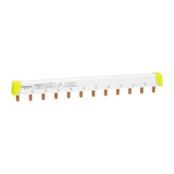 A9XPH312 Schneider Peigne triphasé 3P pour disjoncteur 3P - Pas 18mm - 12 modules (4x disj 3P) - Acti9 iC60