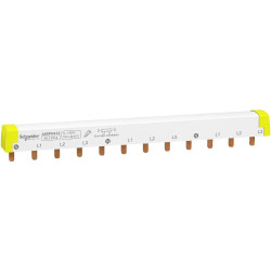 A9XPH412 Schneider - Peigne tétrapolaire 4P pour disjoncteur 4P - Pas 18mm - 12 modules (3x disj 4P) - Acti9 iC60