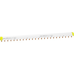 A9XPH424 Schneider - Peigne tétrapolaire 4P pour disjoncteur 4P - Pas 18mm - 24 modules (6x disj 4P) - Acti9 iC60