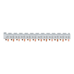 KBN663A Hager - Barre de pontage 3P+N ou répartition équilibrée tétra vers disjoncteur 1P+N - 12 modules - 10mm² - 63A