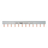 KB263C Hager - Peigne bipolaire pour disjoncteur 2P - 24 modules - 10mm² - 63A - Bornes alignées