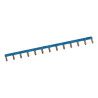KB163N Hager - Peigne de neutre 10mm² bleu - 13 modules - 63A - pour disjoncteur phase neutre