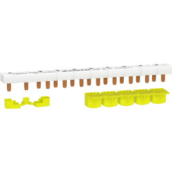 R9PXH210 - Peigne Schneider Resi9 10 modules 63A pour disjoncteurs 1P+N et interrupteur différentiel 2P à bornes alignées