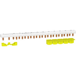 R9PXH213 - Peigne Schneider Resi9 13 modules 63A pour disjoncteurs 1P+N et interrupteur différentiel 2P à bornes alignées