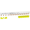 R9PXH413 - Peigne Schneider Resi9 3P+N vers 1P +N - 13 modules 63A pour disjoncteurs 1P+N et interrupteur différentiel 4P