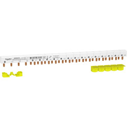 R9PXH418 - Peigne Schneider Resi9 3P+N vers 1P +N - 18 modules 63A pour disjoncteurs 1P+N et interrupteur différentiel 4P