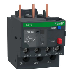 LRD12 - Relais thermique Schneider de protection moteur réglable : 5,5 à 8A - TeSys LRD - pour contacteur LC1D09 à LC1D38