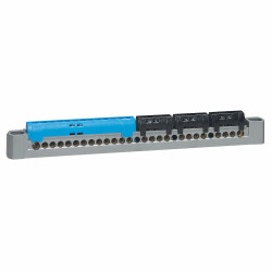 404814 Legrand - Bornier triphasé + neutre pour coffret Drivia 13 modules : neutre 1x25mm²+12x16mm² + 3 phases 4x16mm²