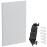 GS418D Hager - Plaque de fond isolante coffret électrique Gamma 4 rangées 18 modules