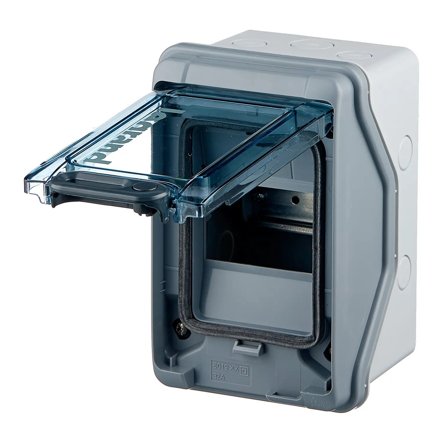 601994 Legrand Coffret Plexo 4 modules étanche IP65 - Porte vitrée - Sans embouts à perforation - Sans bornier de terre
