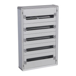401805 Legrand Tableau tertiaire isolant XL3 160 - 5 rangées de 24 modules - Tout modulaire - Prêt à l'emploi