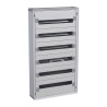401806 Legrand Tableau tertiaire isolant XL3 160 - 6 rangées de 24 modules - Tout modulaire - Prêt à l'emploi