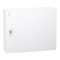 LVSXQ224 Tableau tertiaire PrismaSet XS plastique saillie 2 rangées 24 modules - COMPLET AVEC PORTE et accessoires