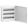 LVSXQ324 Tableau tertiaire PrismaSet XS plastique saillie 3 rangées 24 modules - COMPLET AVEC PORTE et accessoires
