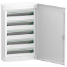 LVSXQ524 Tableau tertiaire PrismaSet XS plastique saillie 5 rangées 24 modules - COMPLET AVEC PORTE et accessoires