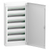 LVSXQ624 Tableau tertiaire PrismaSet XS plastique saillie 6 rangées 24 modules - COMPLET AVEC PORTE et accessoires