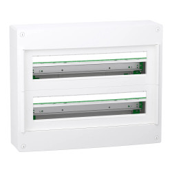 LVSXT224 Schneider - Coffret PrismaSet XS saillie 2 rangées 24 modules - Plastique - SANS PORTE