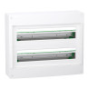 LVSXT224 Schneider - Coffret PrismaSet XS saillie 2 rangées 24 modules - Plastique - SANS PORTE