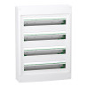 LVSXT424 Schneider - Coffret PrismaSet XS saillie 4 rangées 24 modules - Plastique - SANS PORTE