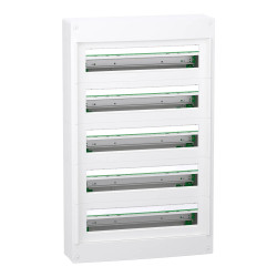 LVSXT524 Schneider - Coffret PrismaSet XS saillie 5 rangées 24 modules - Plastique - SANS PORTE