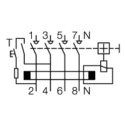 CD440J Hager - Inter différentiel 4P 40A 30mA type A
