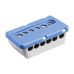 1SPE007715F0731 ABB Bornier neutre vis 100A 6 trous 3x16mm2 3x6mm2 Mistral 799187