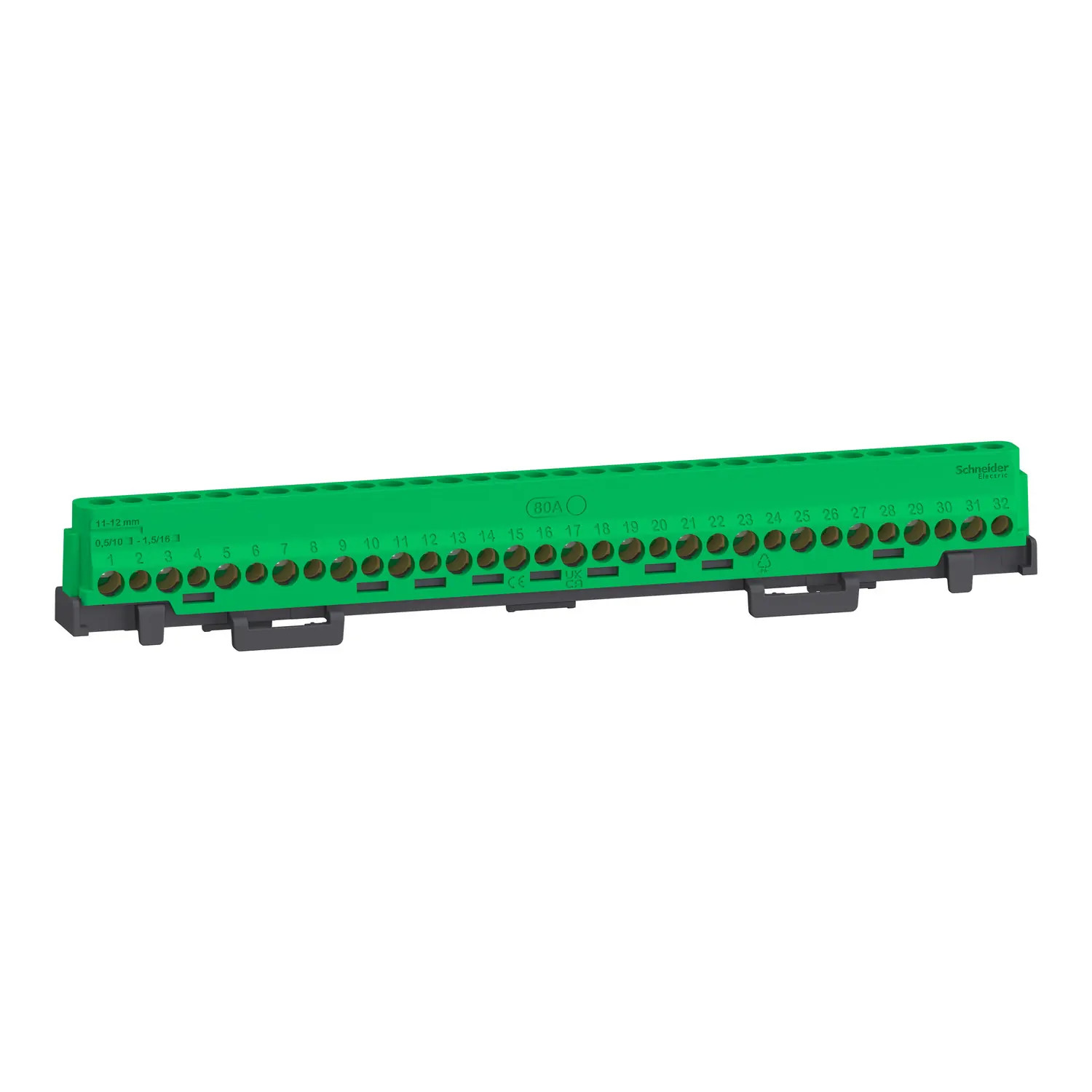 LGYT2A32 Schneider Bornier terre ou neutre 80A 32 trous vis