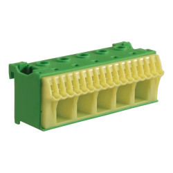 KN22E Hager Bornier terre SanVis IP2X 22 trous 90mm