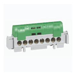 004832 Legrand Bornier terre isolé IP2X à vis 8 connexions 75mm LEG004832