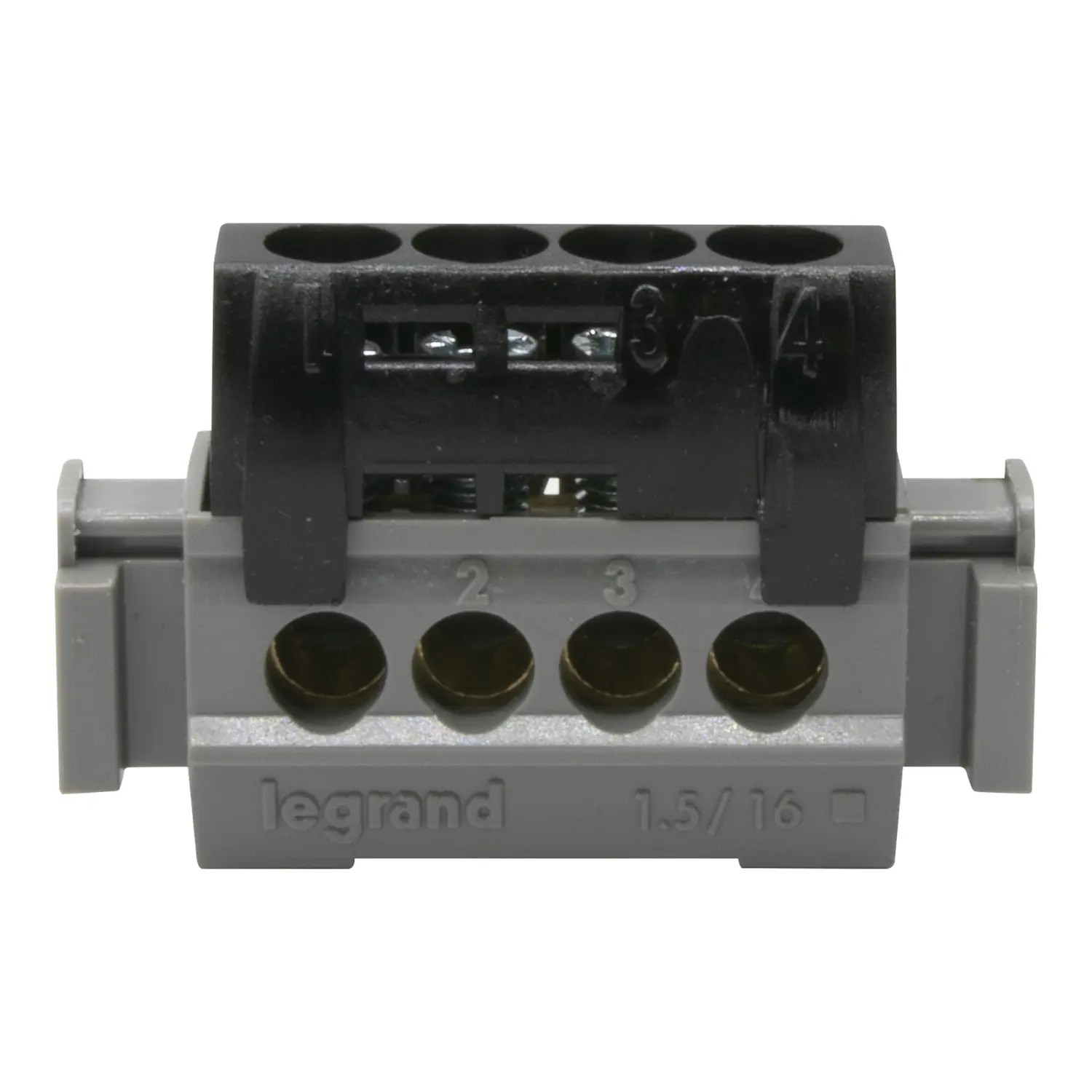 004850 Legrand Bornier phase isolé IP2X à vis 4 connexions 47mm LEG004850