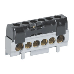 004816 Legrand Bornier phase isolé IP2X à vis 6 connexions 62mm LEG004816
