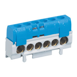 004815 Legrand Bornier neutre isolé IP2X à vis 6 connexions 62mm LEG004815