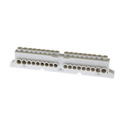 GW40408U Gewiss Bornier terre 9 trous pr coffret 8 modules