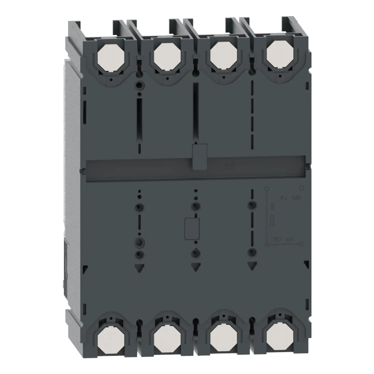 C40N42D400 - Disjoncteur 400A Schneider 4P4D réglable de 160A à 400A - MicroLogic 2.3 - 50kA - ComPact NSX400N - Sans Vigi