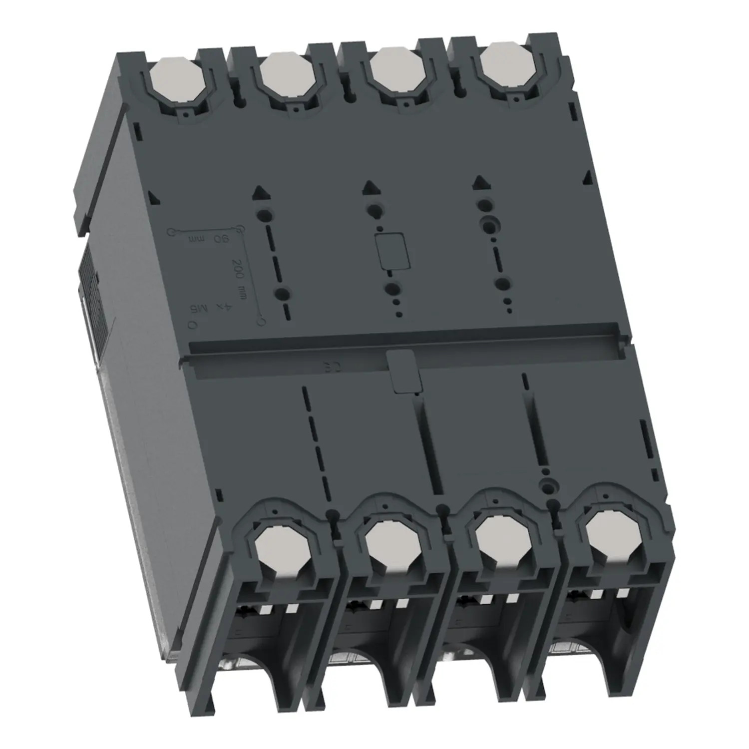 C40N42D400 - Disjoncteur 400A Schneider 4P4D réglable de 160A à 400A - MicroLogic 2.3 - 50kA - ComPact NSX400N - Sans Vigi