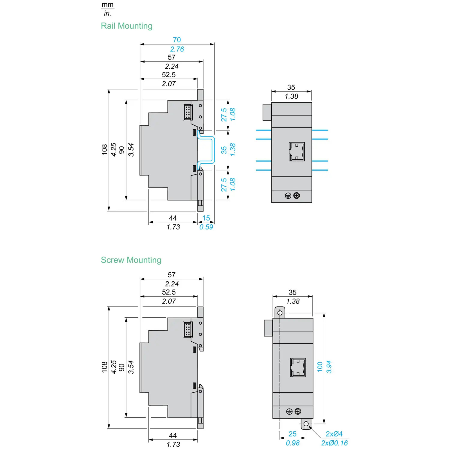 SR3NET01BD Schneider Module Ethernet Modbus TCP relais Zelio Logic SR3