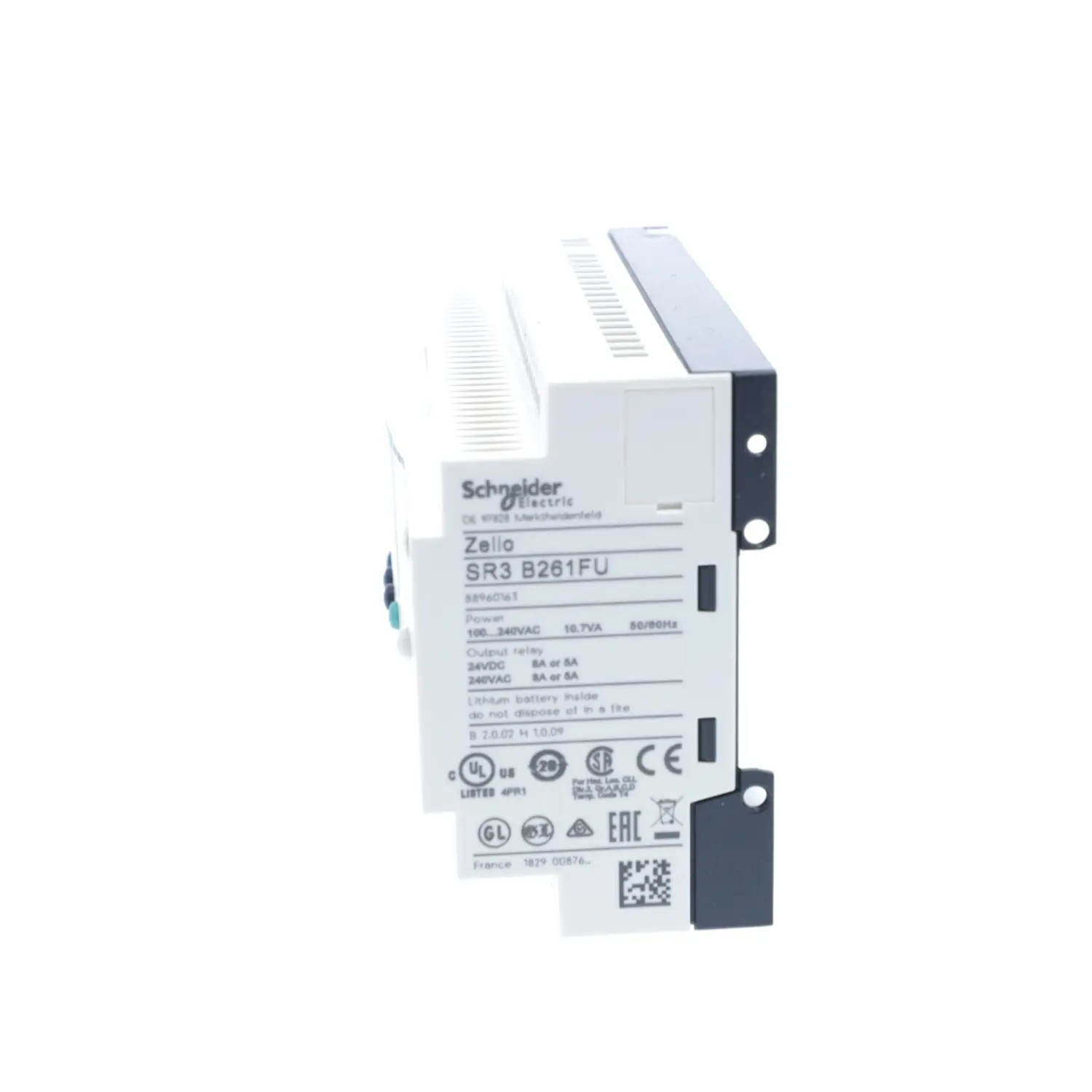 SR3B261FU Schneider Relais Zelio Logic modulaire 26 E/S 230V, horloge + écran