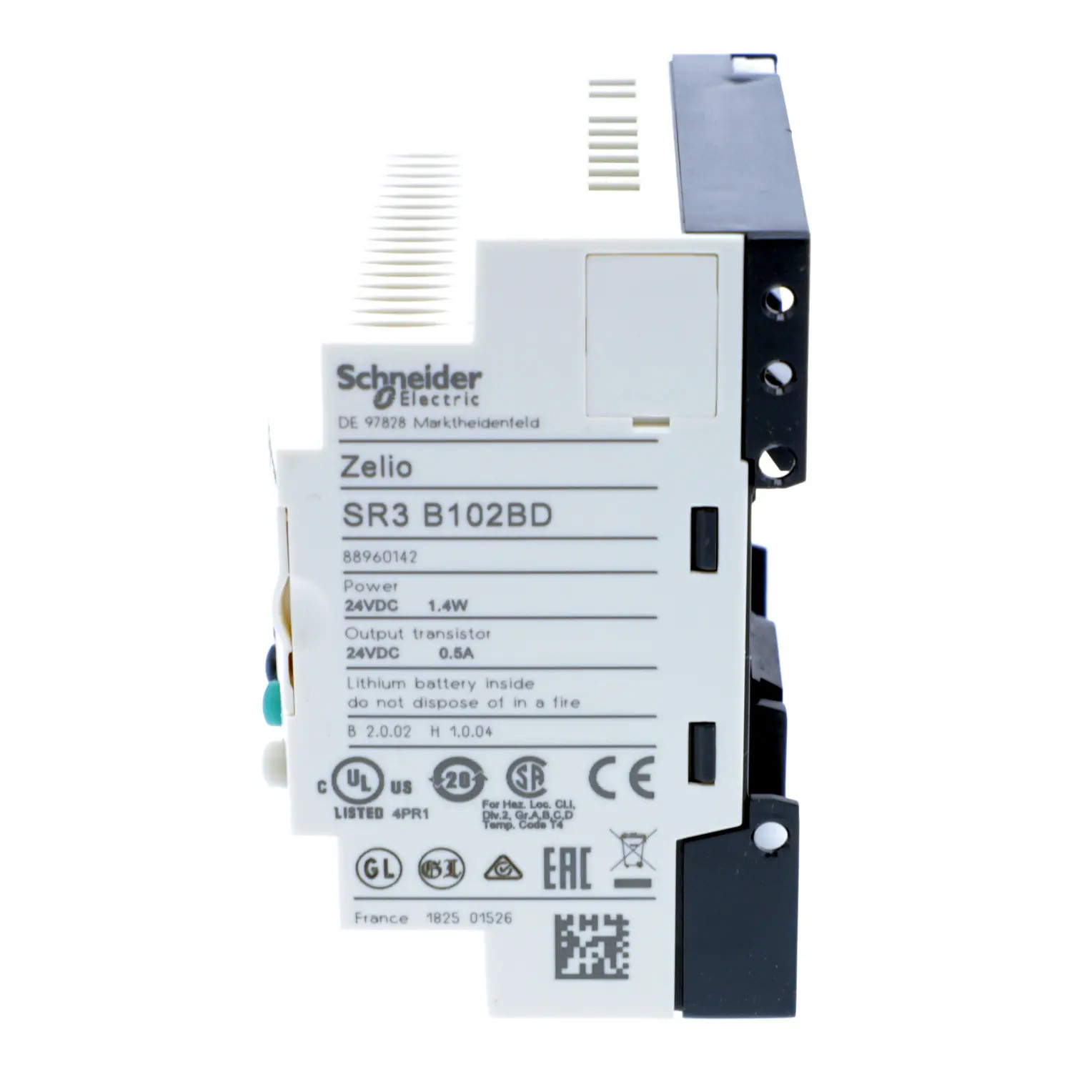 SR3B102BD Schneider Relais Zelio Logic modulaire 10 E/S 24Vcc transistor