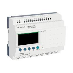 SR2A201FU Schneider Relais Zelio Logic 20 E/S 230V, écran sans horloge