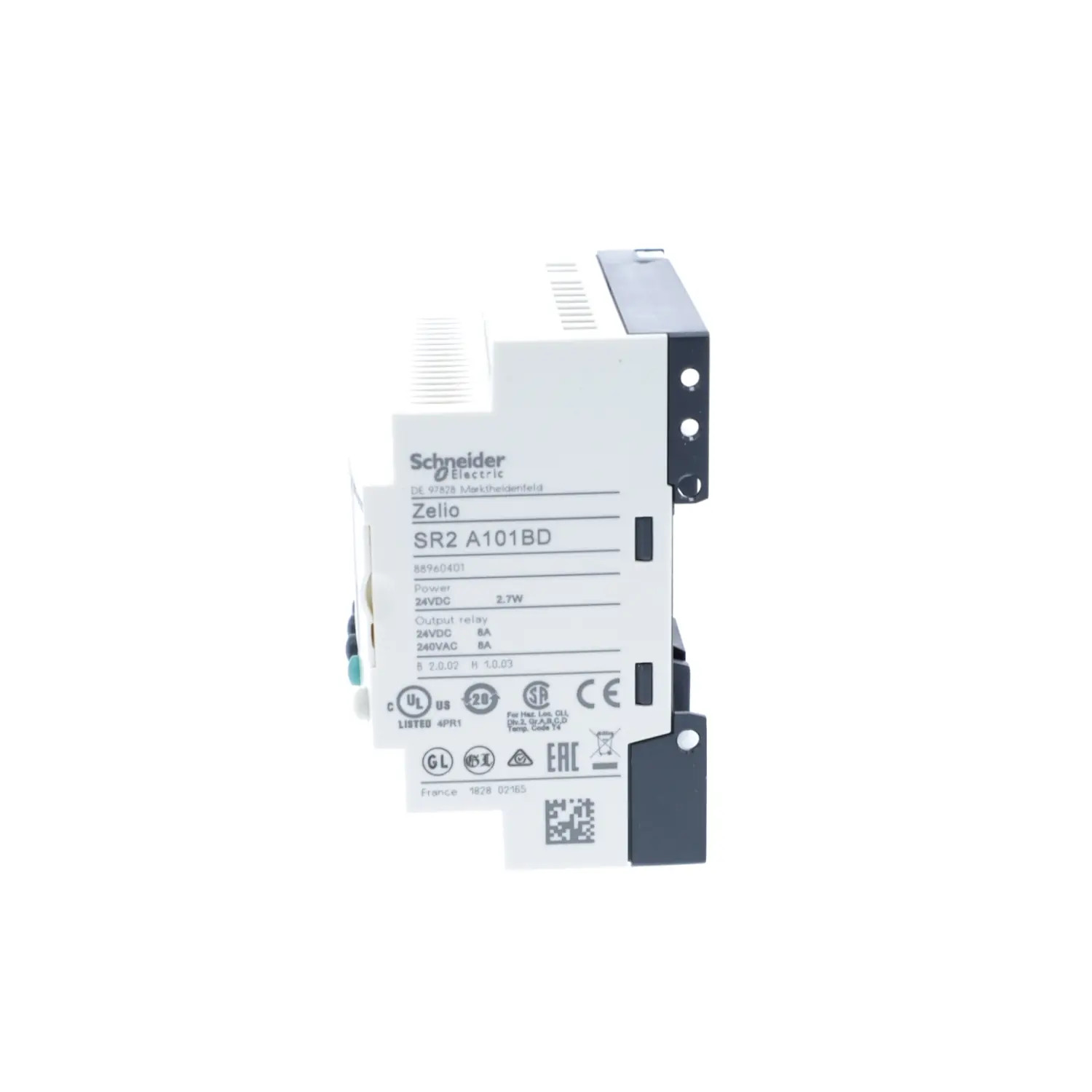 SR2A101BD Schneider Relais Zelio Logic 10 E/S 24Vcc, écran sans horloge
