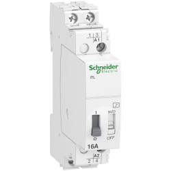 A9C30812 Schneider Télérupteur bipolaire 2NO 16A 230V AC Acti9 iTL