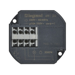 049120 Legrand Télérupteur encastrable silencieux unipolaire 1NO 10A