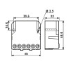 26.02.8.230.0000 Finder Télérupteur encastrable bipolaire 2NO 10A 260282300000