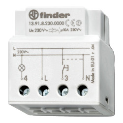 13.91.8.230.0000 Finder Télérupteur temporisé 1NO 10A 230V AC Série 13 139182300000