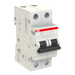 ABB SH202 C50 - Disjoncteur 2P 10kA - ABB 2CDS212001R0504