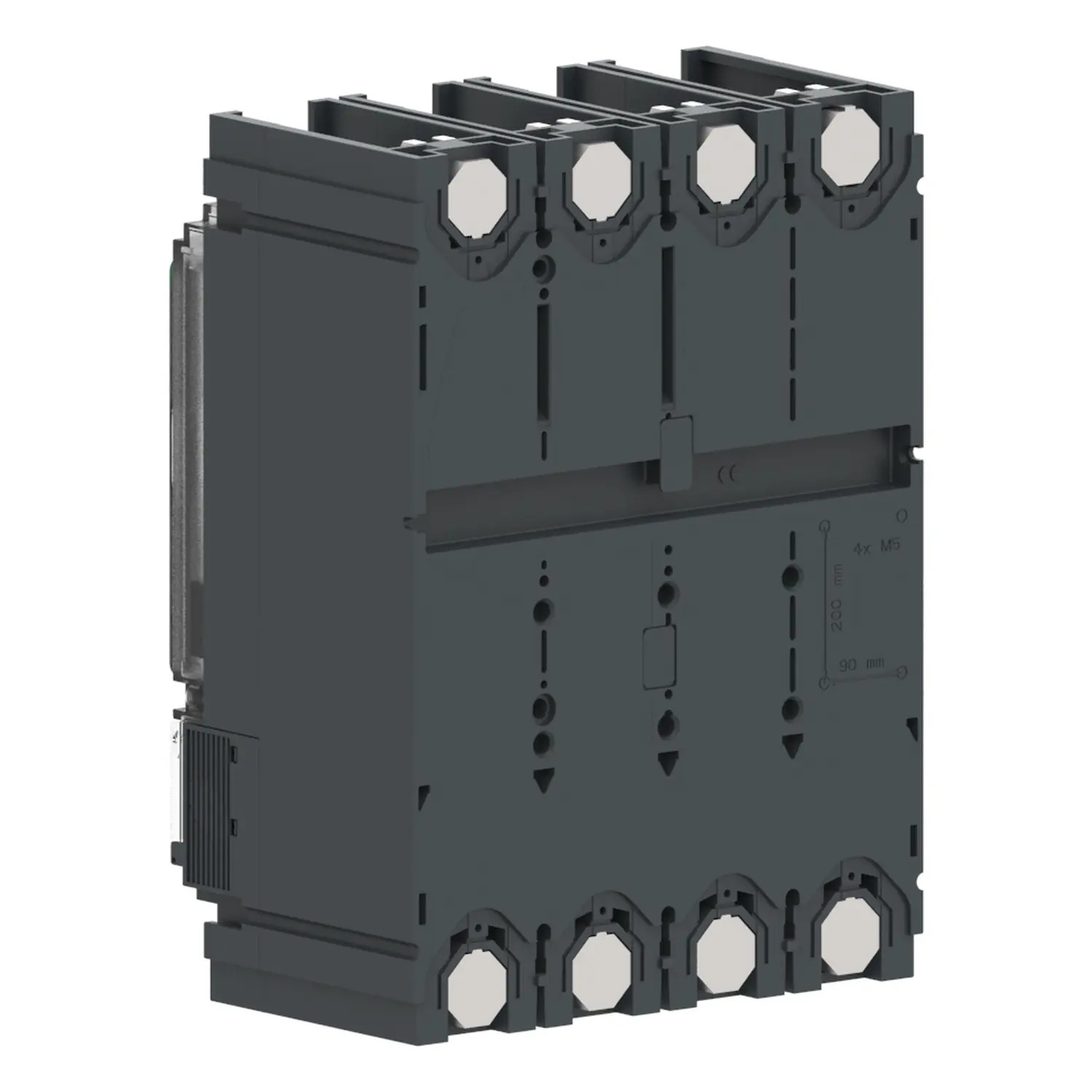 C40F44V400 - Disjoncteur différentiel 400A Schneider 4P4D réglable de 160A à 400A - MicroLogic 4.3 Vigi - 36kA - NSX400F