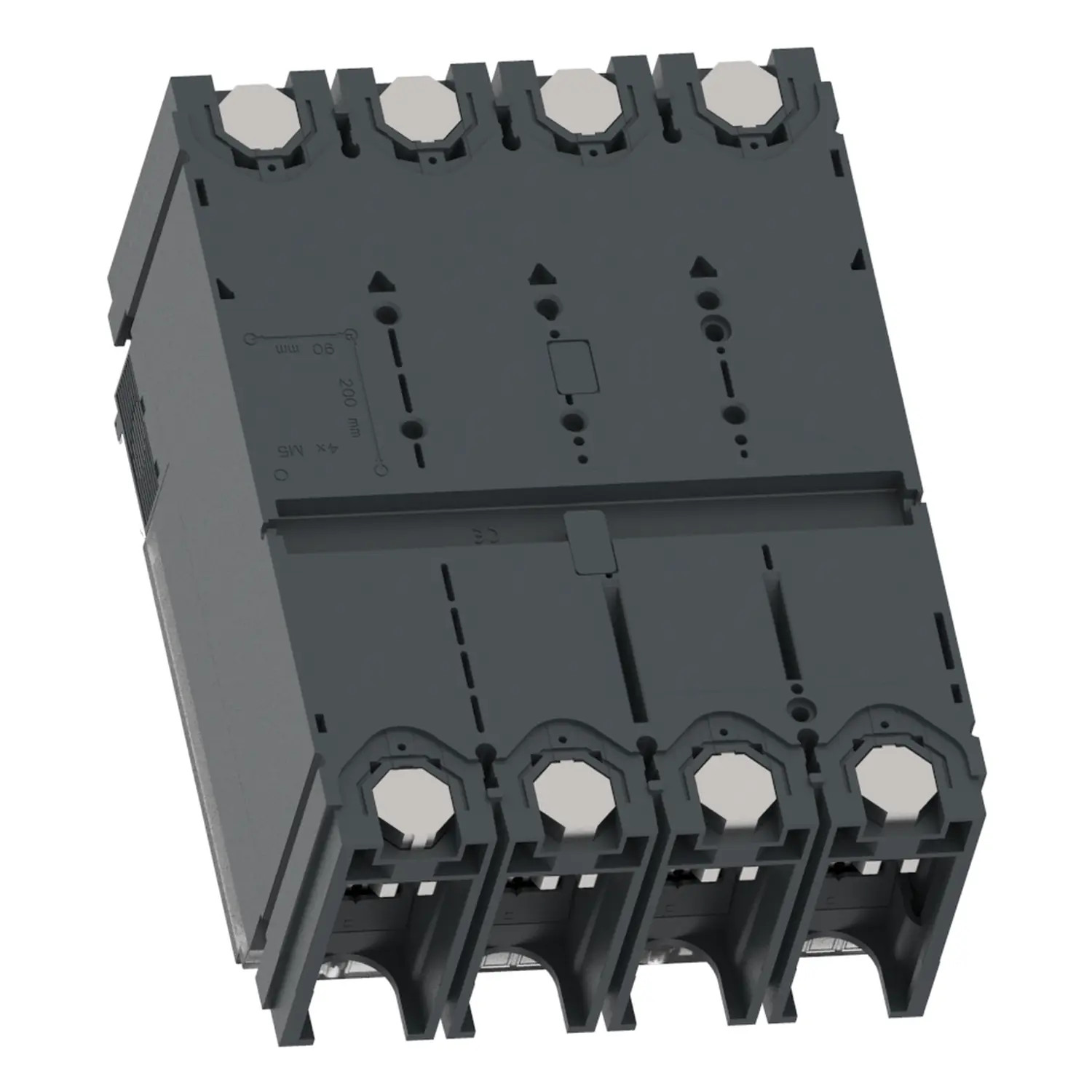 C40F44V400 - Disjoncteur différentiel 400A Schneider 4P4D réglable de 160A à 400A - MicroLogic 4.3 Vigi - 36kA - NSX400F